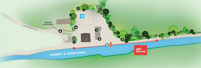 Aldermaston Marina in Aldermaston